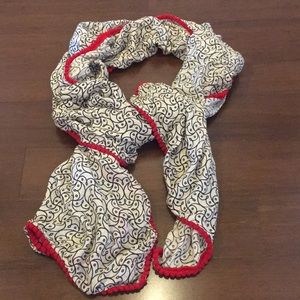 Chumbak Scarf with Red Tassels